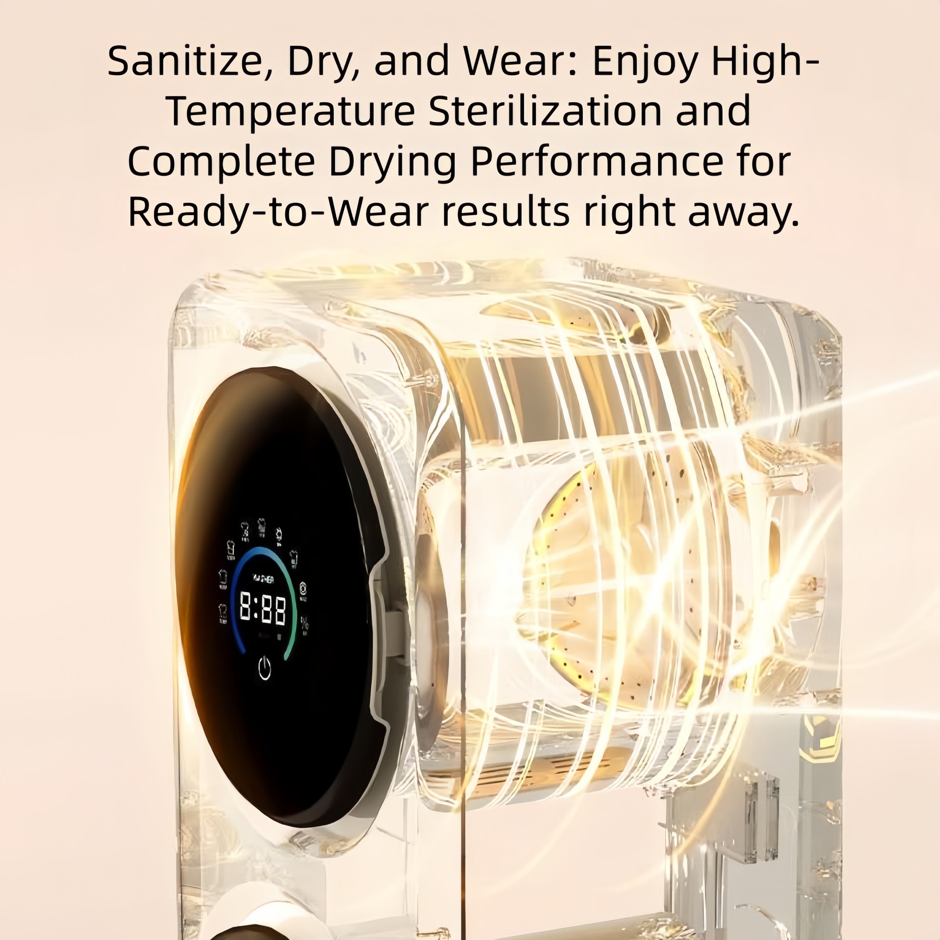 White Dual-Drum Washer/Dryer Combo (All-in-One, Compact, Desktop or Wall-Mount)